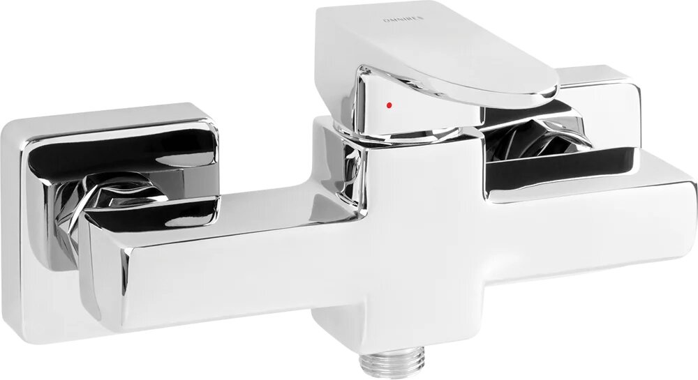 Смеситель для душа Omnires Siena SN7340CR хром, глянцевый, настенный, латунный, однорычажный, без лейки, смеситель для ванны с душем