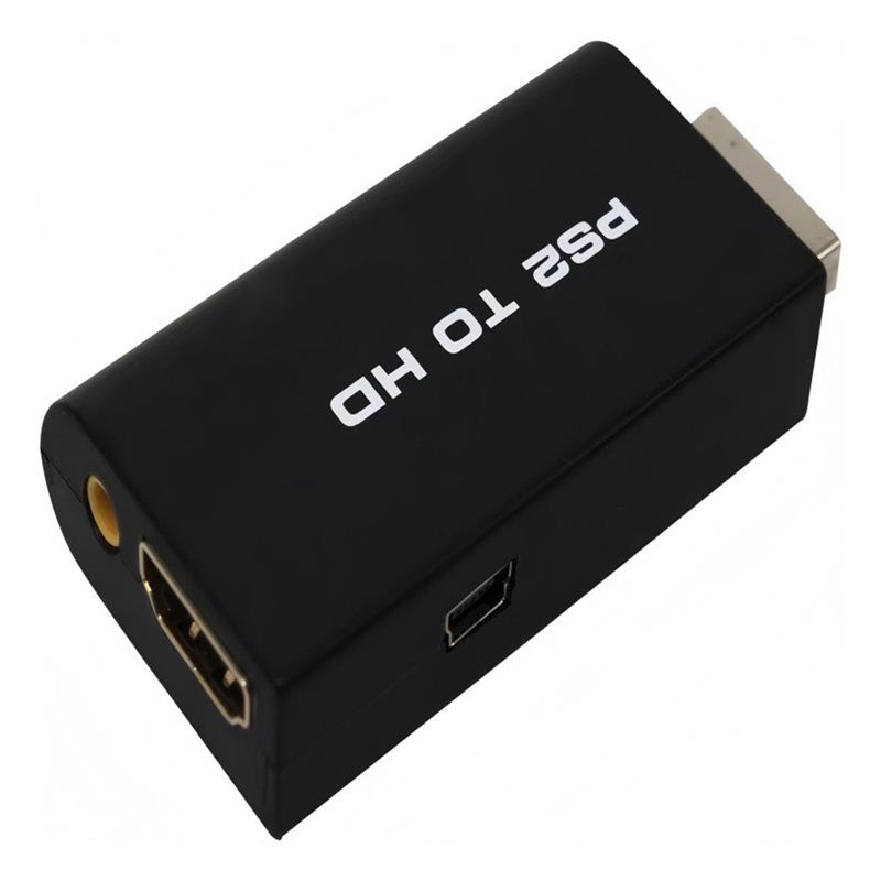 Конвертер PS2 в HDMI, совместимый, 1080P HD адаптер, с 3,5 мм аудио выходом, поддерживает 480i/480p/576i и все режимы