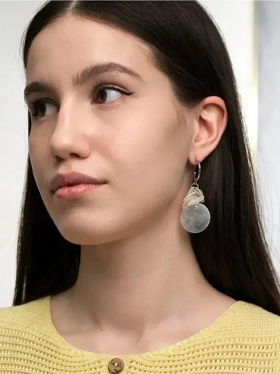 Серьги, ракушка