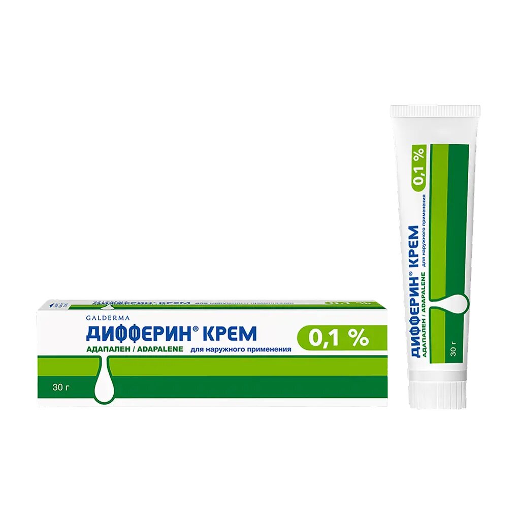 Дифферин крем для наружного применения 0,1 % 30 г 1 шт