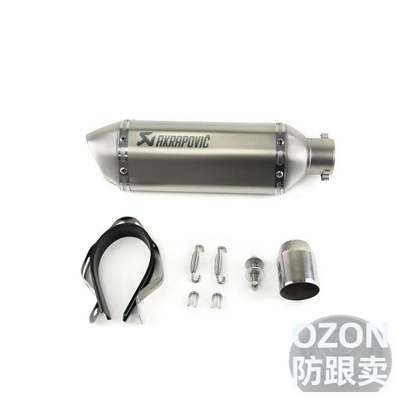 Глушитель на мотоцикл акрапович Akrapovic Gasoline длиной 370 мм