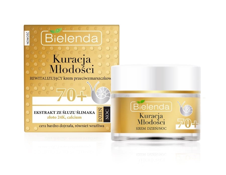 Крем для ухода за кожей Bielenda Kuracja M odo ci 70+ ревитализирующий против морщин на день и ночь, 50 мл