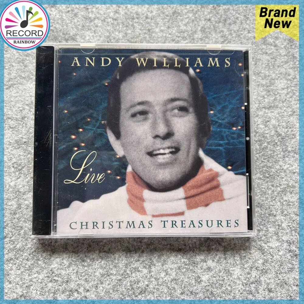 CD Andy Williams Live - Christmas Treasures original CD IP0276 Совершенно новый Импортный NN-9