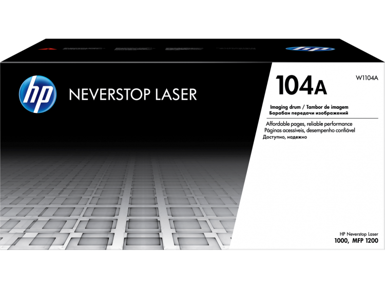 Блок фотобарабана (drum) HP W1104A, чёрный для HP Neverstop Laser 1000a, 1000w, 1200a, 1200w