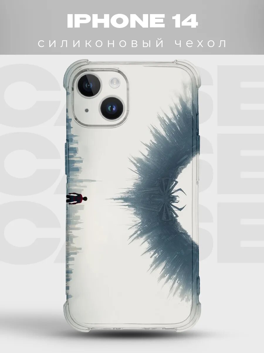Чехол на iPhone 14 Человек-паук spiderman комикс spider man