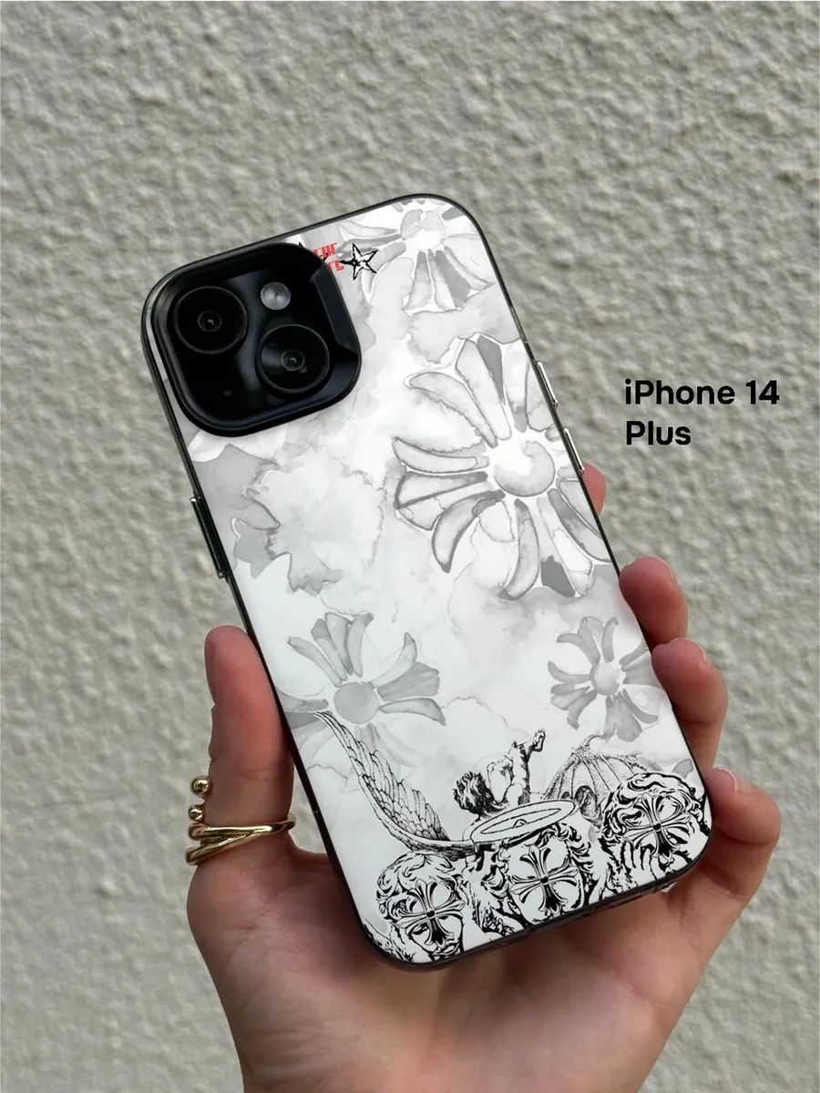 Чехол на iPhone 14 Plus chrome hearts