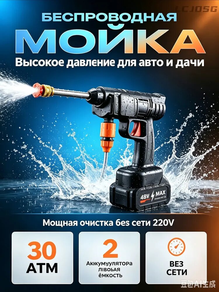 Миниатюрная удобная мойка для автомобиля
