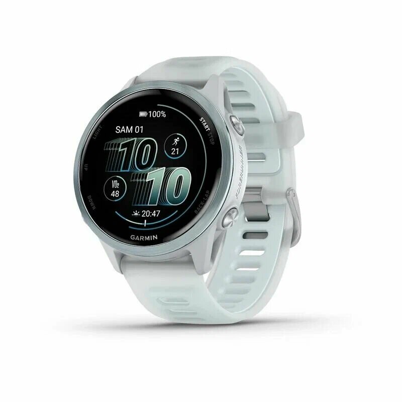 Умные часы Garmin Forerunner 570 42 Cloud Blue with Cloud/Translucent Whitestone