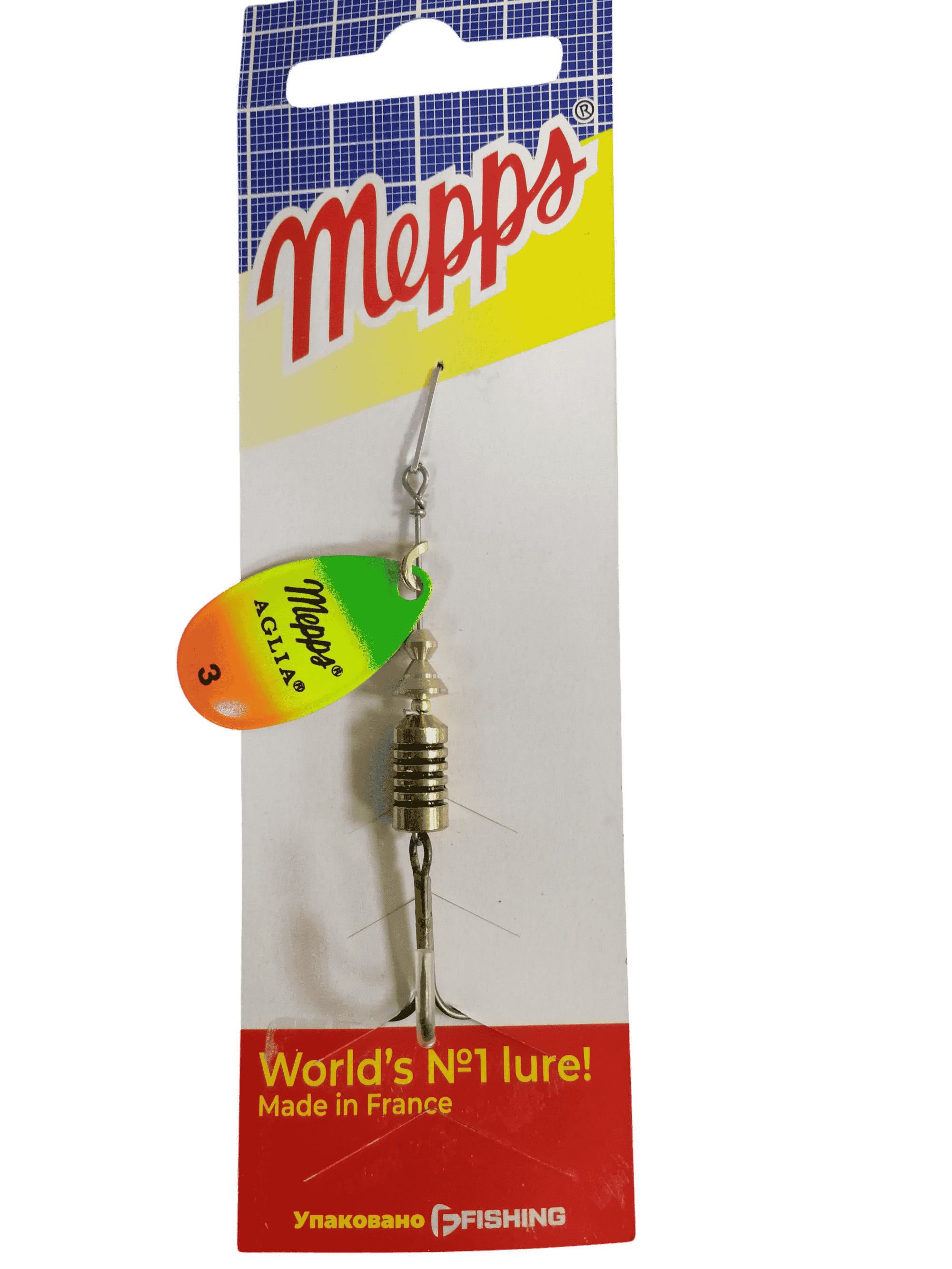 Блесна вращ. MEPPS "Aglia OR/TIGER" №3 (6,5г)