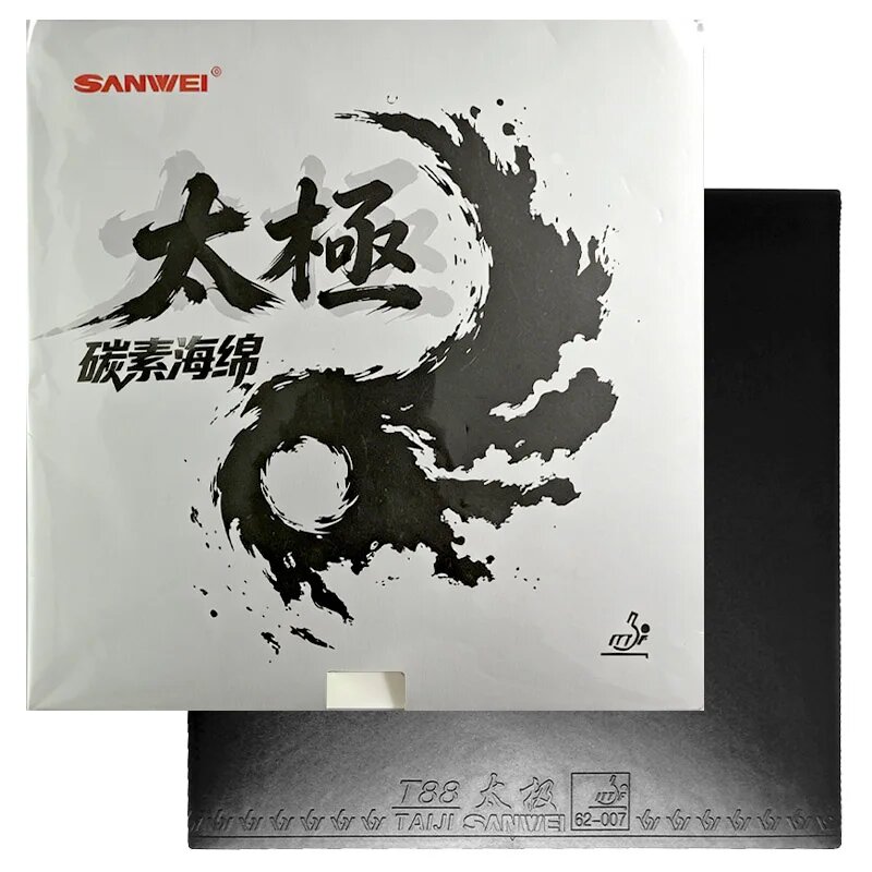 SANWEI T88 Taiji Carbon, накладка для пинг-понга, Black, 1 шт