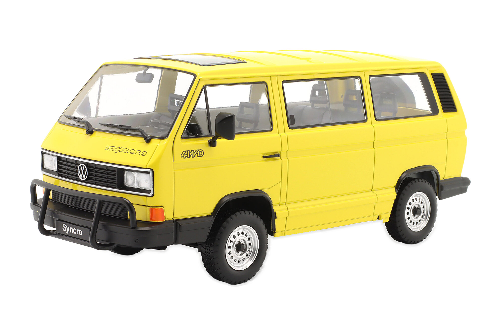 Модель коллекционная KK-SCALE Vw bus T3 syncro 1987 yellow