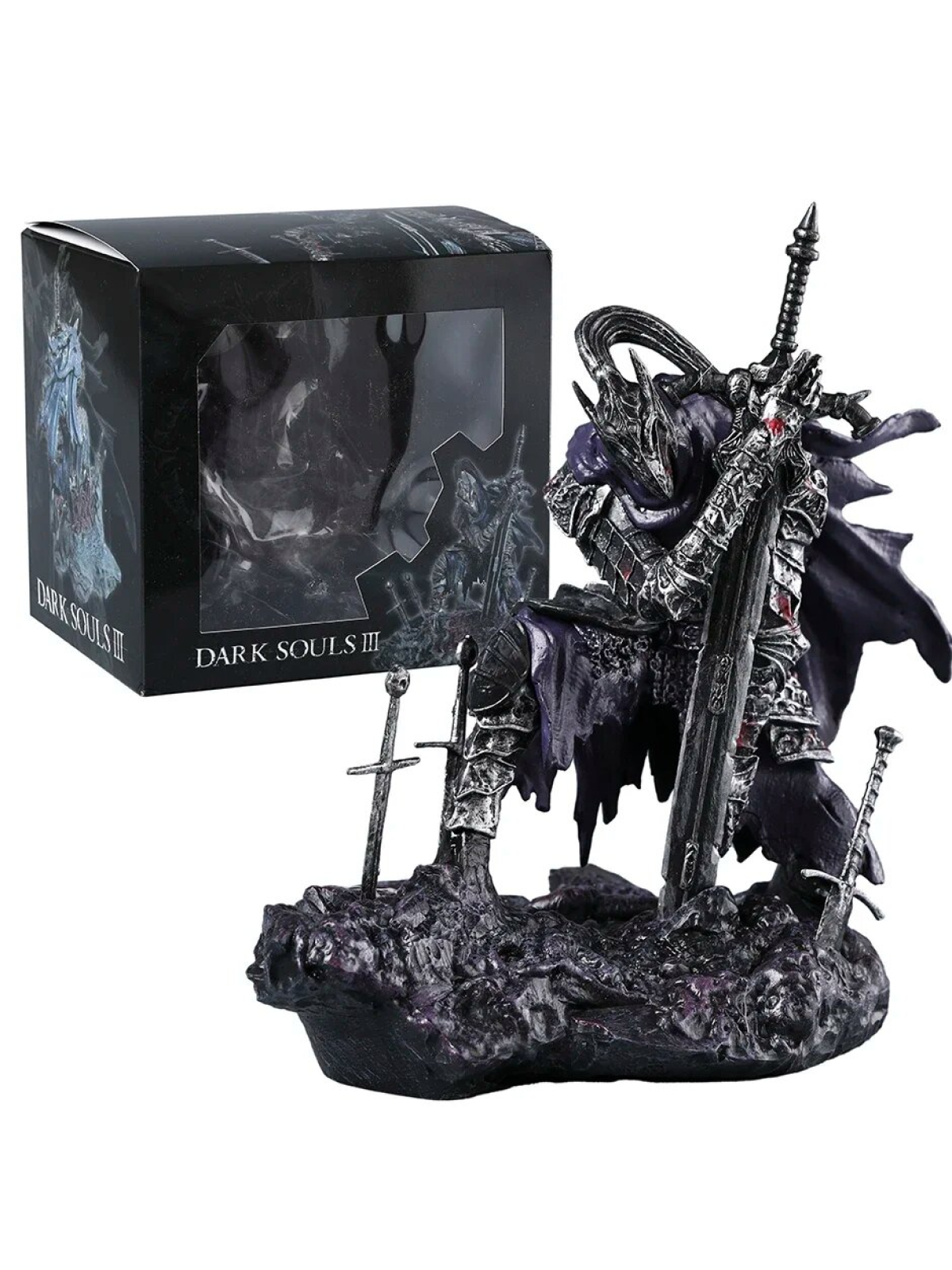 Статуэтка Dark Souls III Арториас Путник Бездны, фигурка рыцаря из ПВХ 15 см, коллекционный подарок