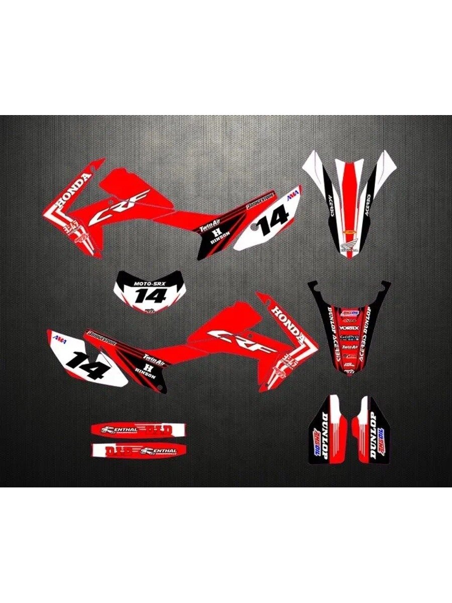 Использование графических пакетов HONDA 12-16 CRF250L 2012 2013 2014 2015 2016 Наклейка для мотоциклов