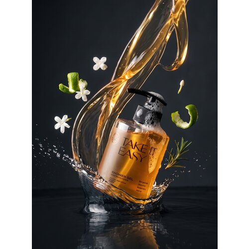 фото Гель для душа grower cosmetics take it easy, увлажняющий бессульфатный с дозатором, 300 мл