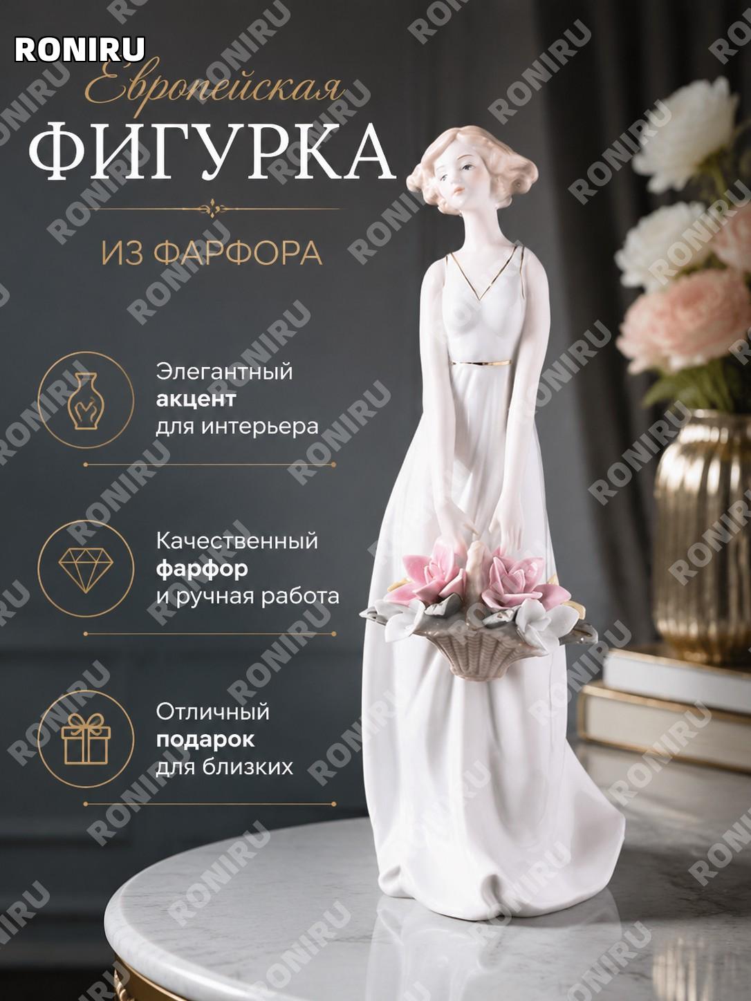 Фарфоровая статуэтка декор HWA8 для дома, белый фарфор, европейский стиль, украшение гостиной, шкафа и ТВ зоны дома