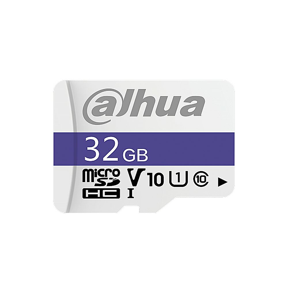 Карта памяти microSD Dahua DHI-TF-C100/32GB — 32 ГБ, Class 10, UHS-I, для видеонаблюдения
