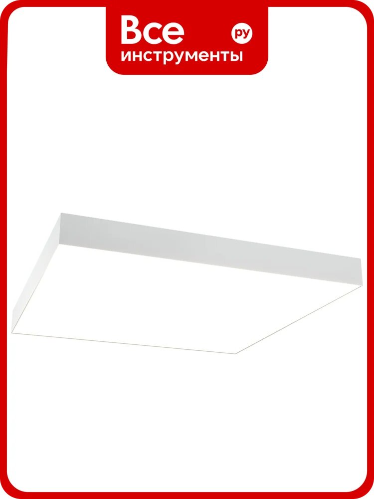 Потолочный светильник MAYTONI zon led 90w алюминий белый C032CL-90W4K-SQ-W