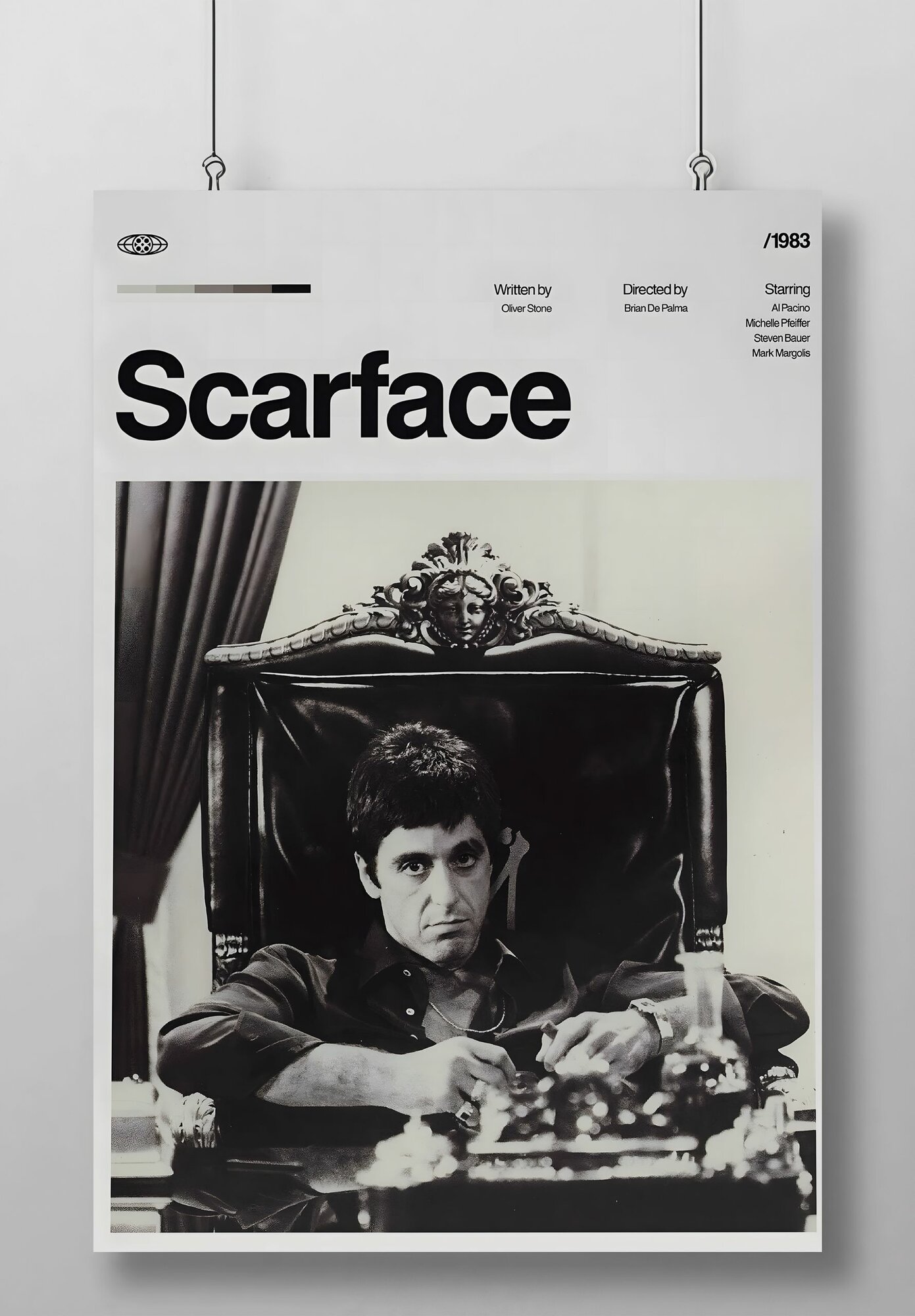Постер/Плакат Лицо Со Шрамом (Scarface)