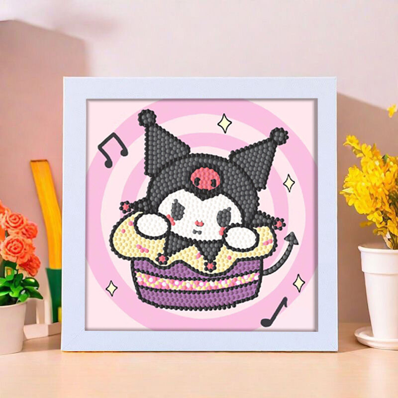 17x17см Куроми алмазная мозаика с рамкой, 5D DIY декор для стен подарок для детей