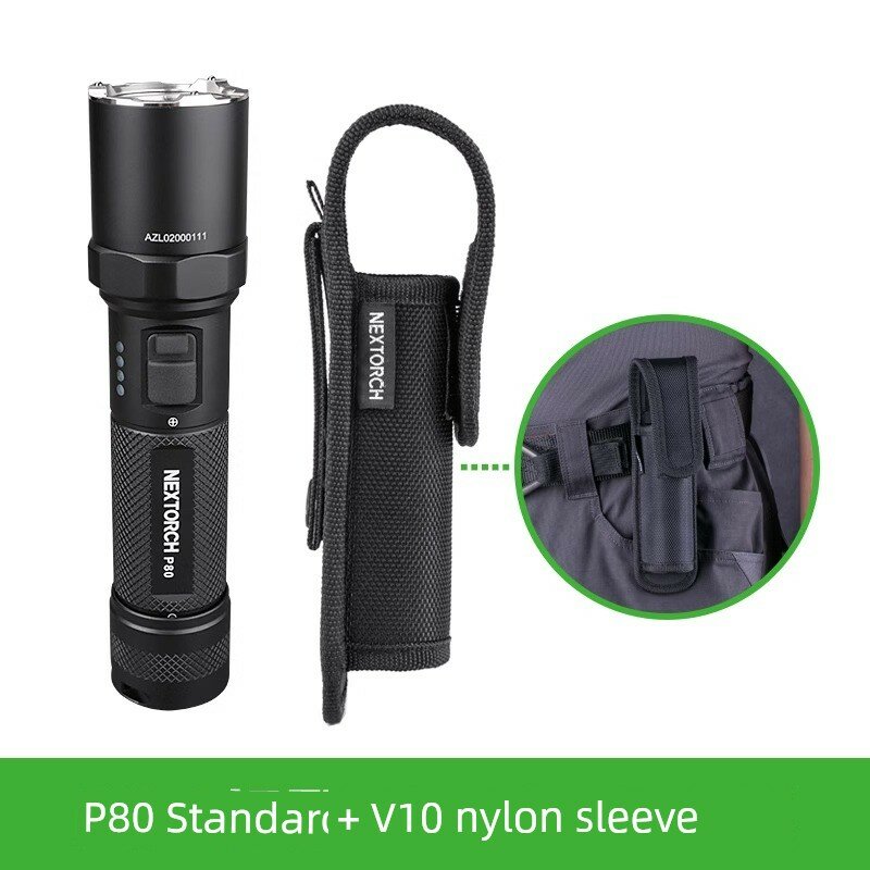 Тактический фонарь Nitecore P80 комплект с кобурой V10 уличный EDC
