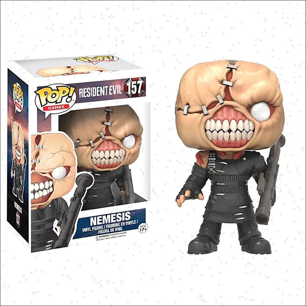 Фигурка POP! Games: Немезис (Nemesis) из Resident Evil #157, 20-летний юбилей франшизы, 9.5см