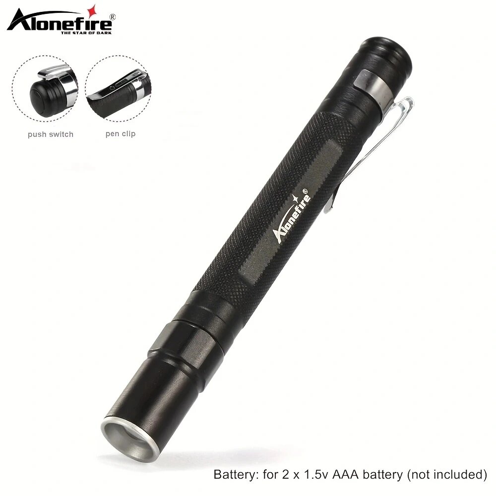Портативный Мини-фонарик 3W XPE LED С Зумом Для Рыбалки, Кемпинга, Активного Отдыха, Для Детей, Женщин, Для Рюкзака, Работы