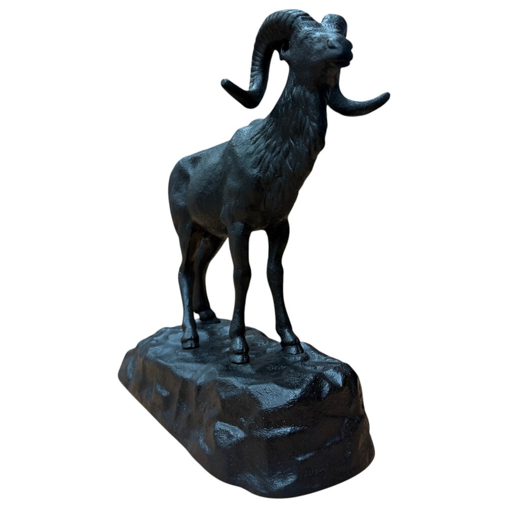 Чугунная статуэтка "Архар, горный баран" 1963 г. Куса, СССР