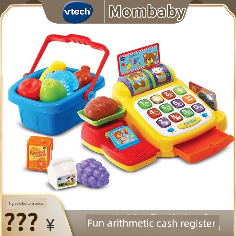 Детский арифметический кассовый аппарат Vtech для 3-летних - Образовательная игра в магазин, супермаркет, веселая игра