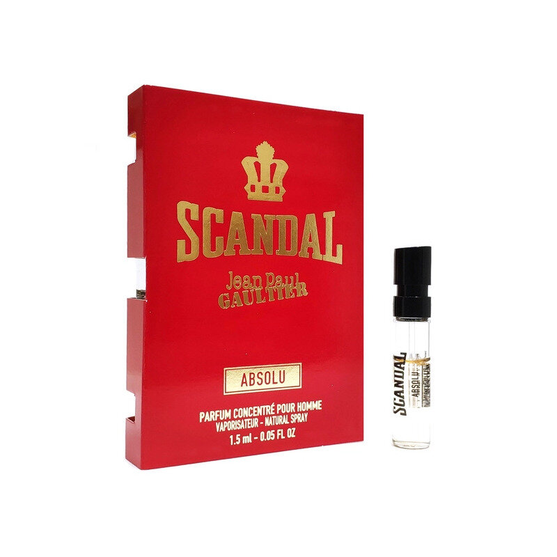 Духи Jean Paul Gaultier Scandal Pour Homme Absolu миниатюра 1.5 мл / Пробник духов Жан Поль Готье Скандал Пур Хом Абсолю