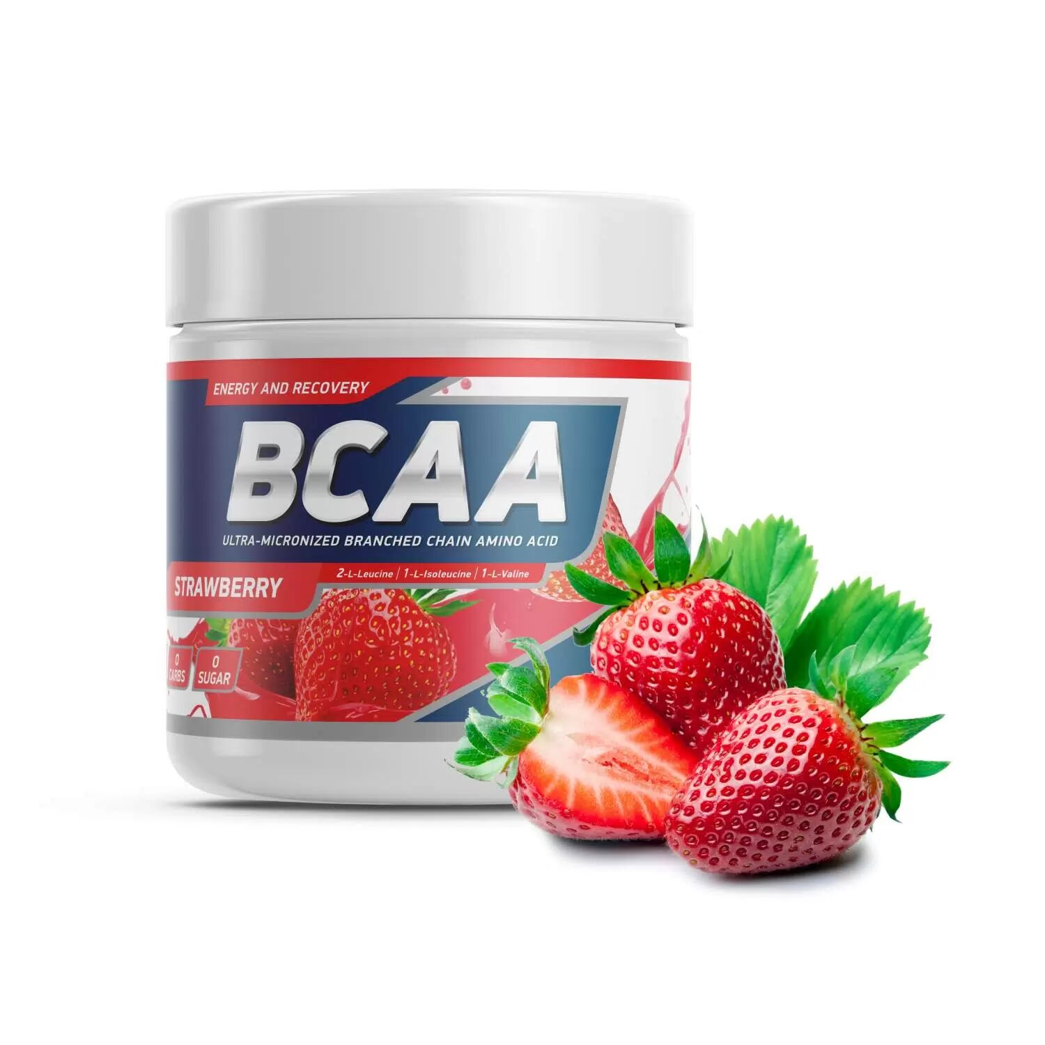 GeneticLab Nutrition BCAA 2:1:1 250 г Клубника