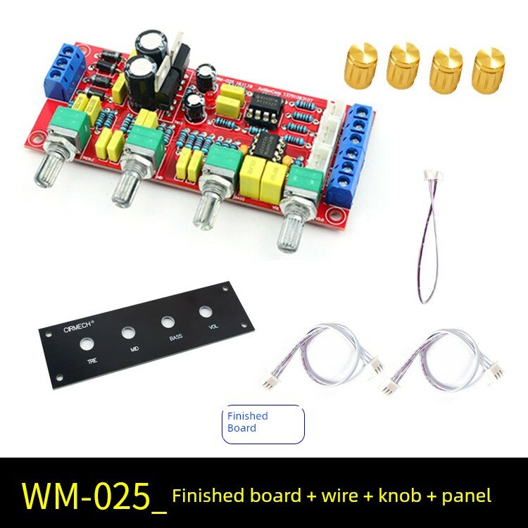 NE5532 Предварительный усилитель регулировки тонов High Fidelity аудио Bass Treble Equalizer Board Full Set