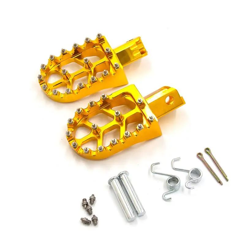 Подножки водителя (пеги) алюминиевые на питбайк кросс эндуро KAYO CRF TTR125 BSE APOLLO MX Ataki BSE
