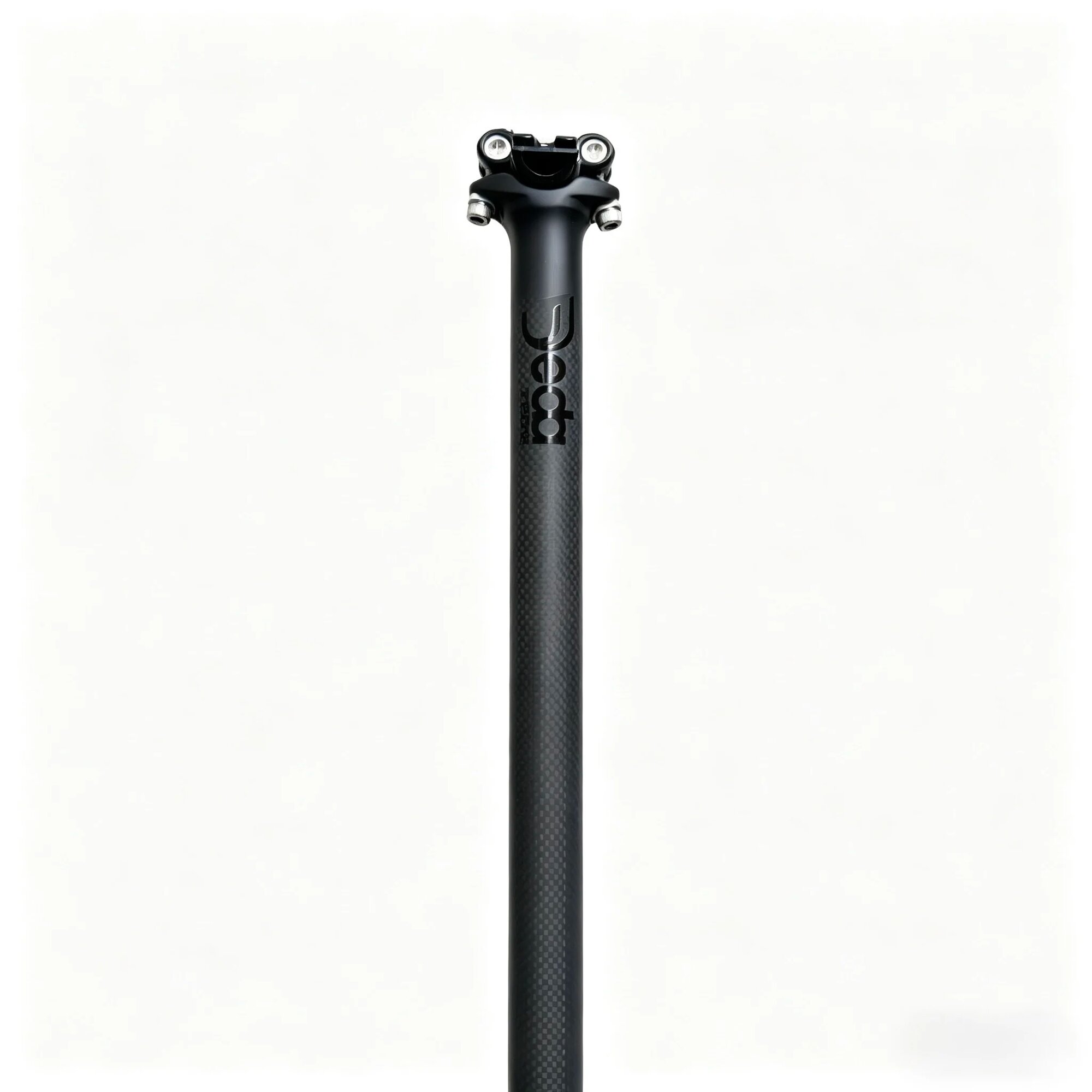 Карбоновый подседельный штырь JEDA 3K, 27.2/30.8/31.6 мм black logo 350x27.2