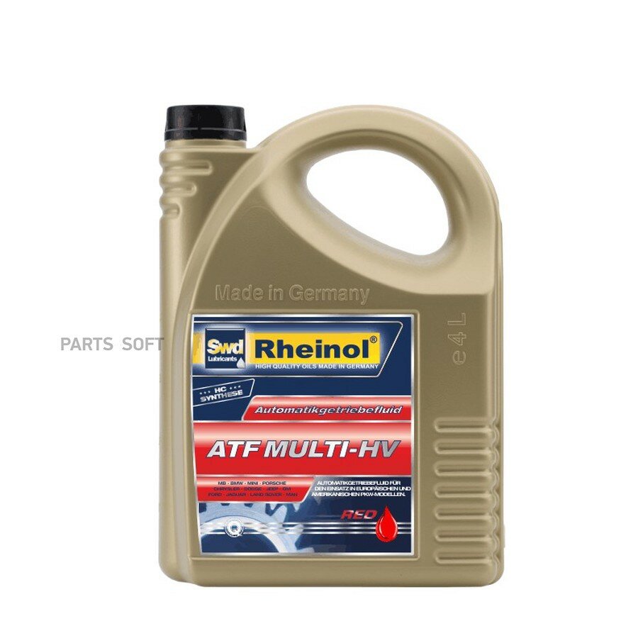 SWD Rheinol ATF MULTI-HV (4л) от официального дистрибьютора, SWD RHEINOL, артикул 32846470