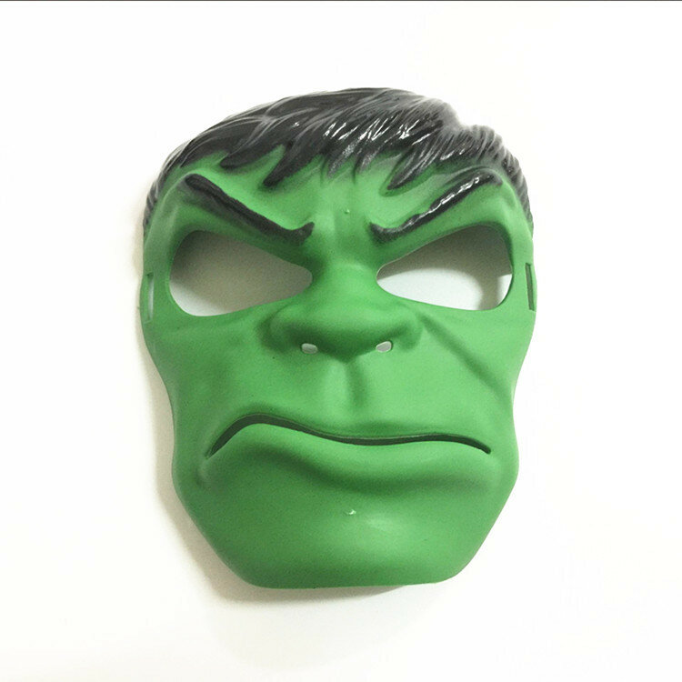 Marvel Hulk Детская Маска-Пропс - Официальный Киноактерский Аксессуар, V-образный Вырез, Карикатурный Стиль для