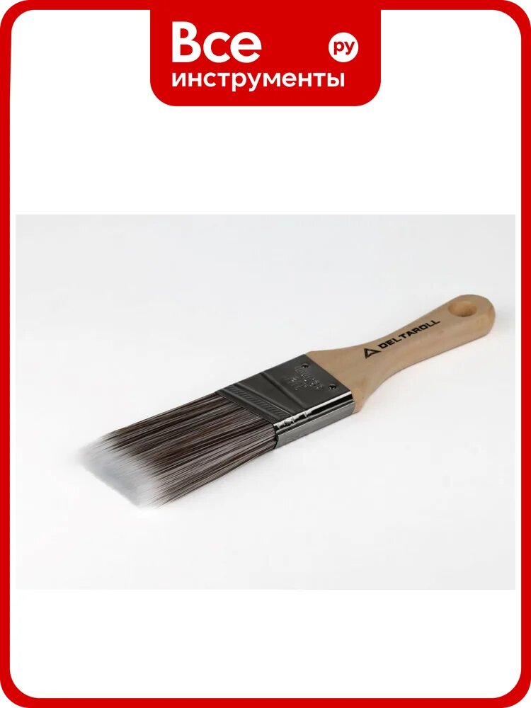 Кисть угловая с синтетической щетиной Deltaroll 1.5" -37,5см 12435