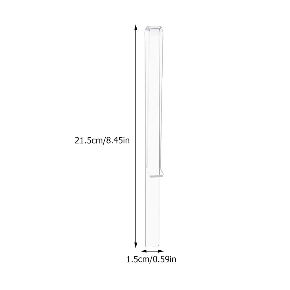 1Pair При prakticheskom Transparentnom Stande Dlya Muzykal Noy Noty S Zamkom 21 5x1 5cm