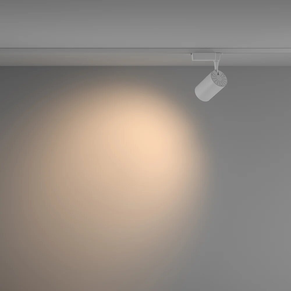 Трековый светильник MAYTONI vuoro 15w led белый алюминий TR003-1-15W3K-W-W