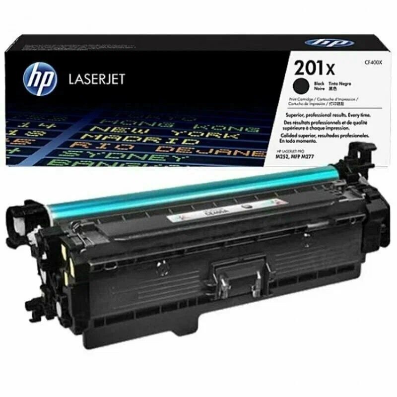 Картридж HP CF400X №201X черный