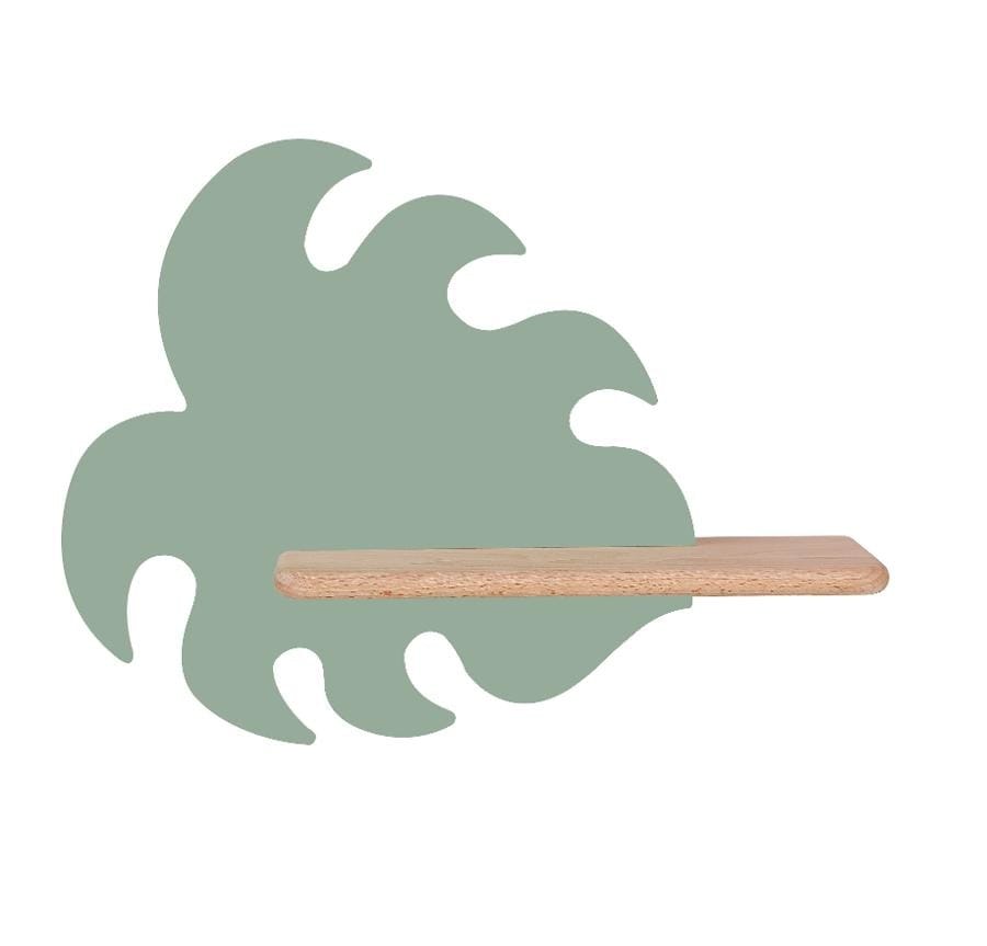 Настенный светильник Candellux Lighting Monstera IQ Kids, зеленый