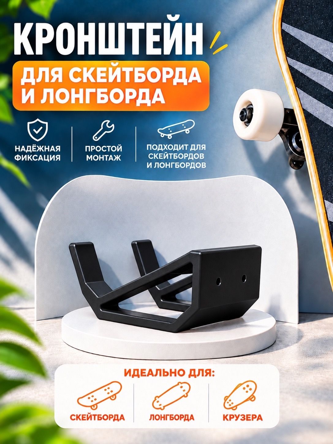 Кронштейн для скейборда