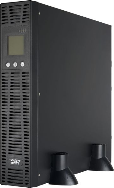 Источник бесперебойного питания SMARTWATT ИБП Онлайн, мощность 2000/1800 ВА/Вт, стоечный/напольный, LCD дисплей, IEC13 - 6 шт, встроенные АКБ
