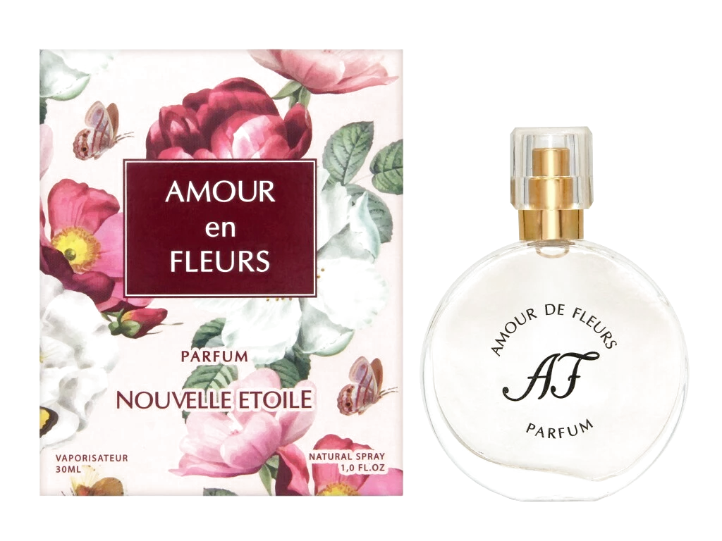 Духи для женщин Nouvelle Etoile Amour En Fleurs 30 мл - Новая Заря Амор Ин Флерс