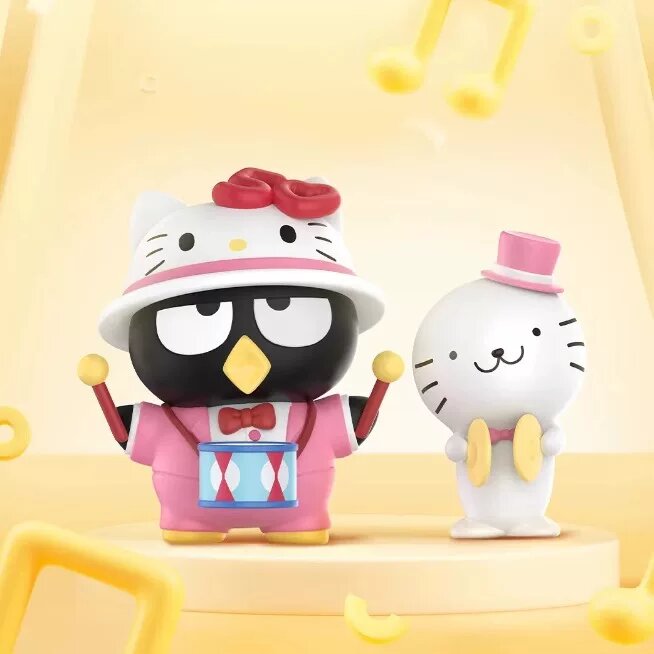 Popmart Sanrio Cup Neko 50-летие слепой коробки игрушечный коллекционный фигурка, неповрежденная упаковка, 10см x 8см x