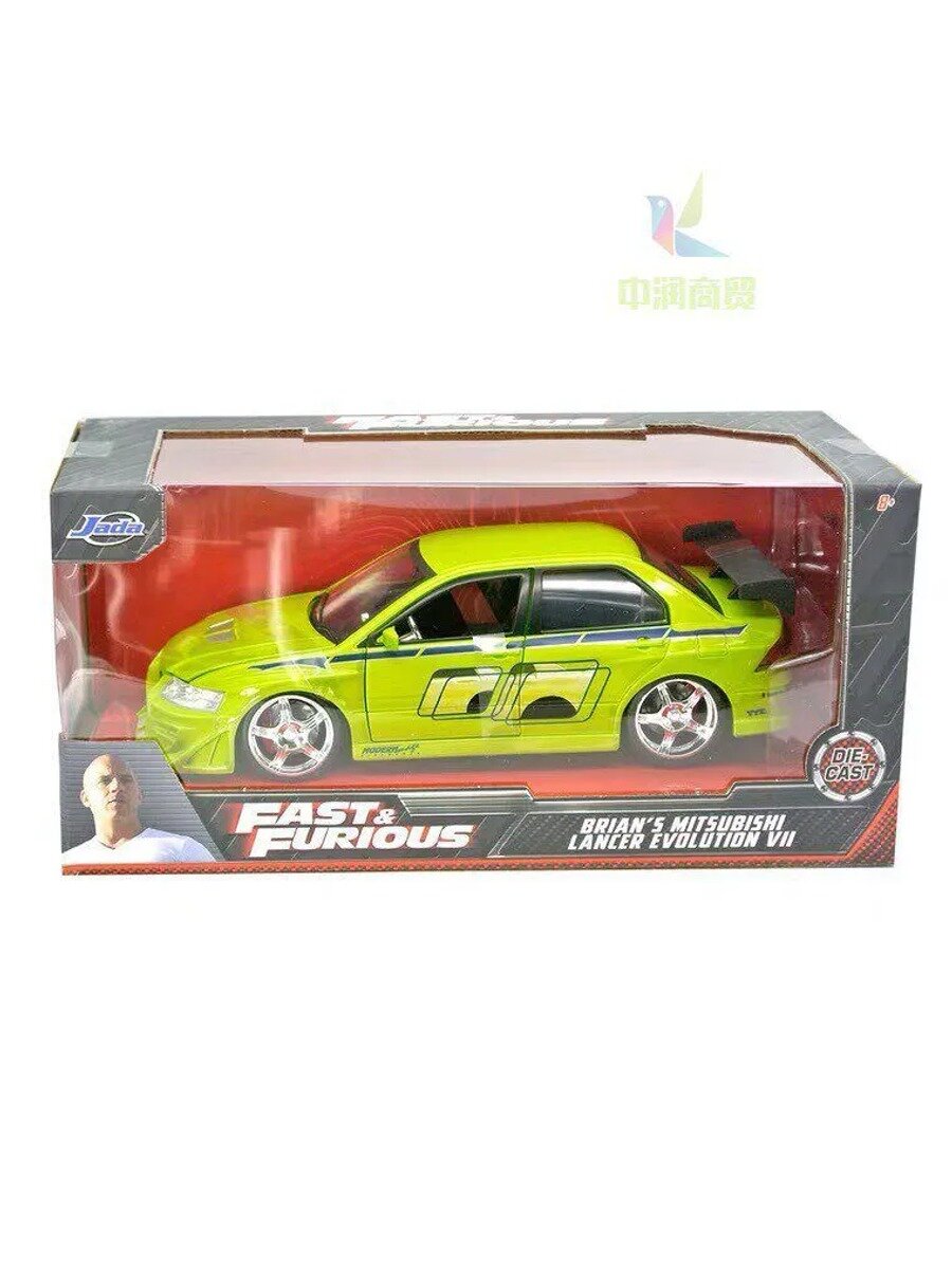 Эксклюзивная модель Mitsubishi Lancer Evolution VII Брайана из серии Форсаж детализированная