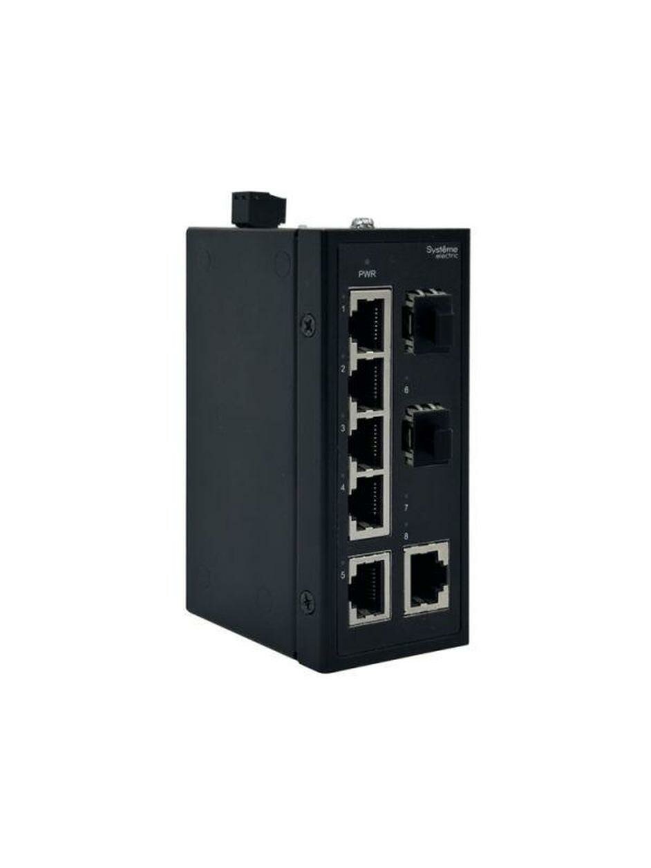 Коммутатор промышленный неуправляемый Ethernet 6х10/100BaseT 2х100BaseX SFP SE NSETU108T06X02B