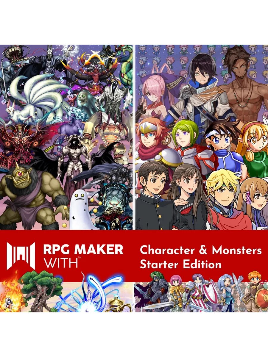 RPG MAKER WITH - Character & Monster Starter Edition