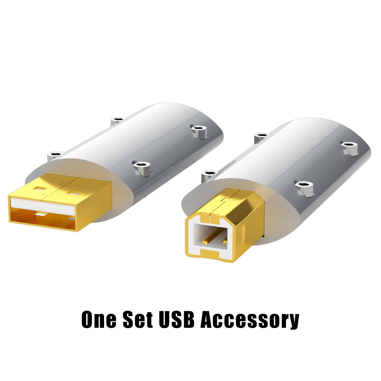 Monosaudio USB A/B кабель 24K Gold, one pair