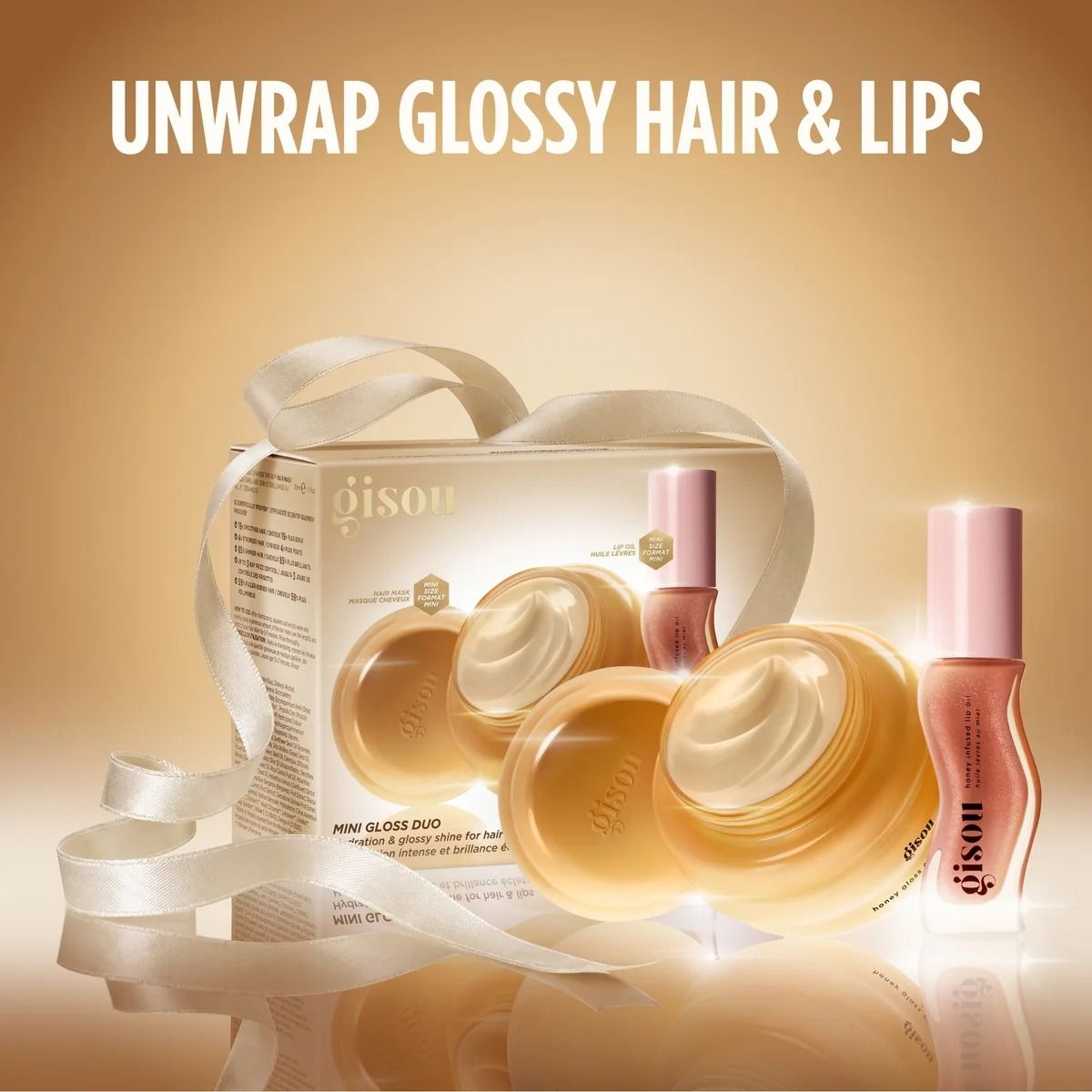 GISOU Набор уходовых средств Mini Gloss Duo