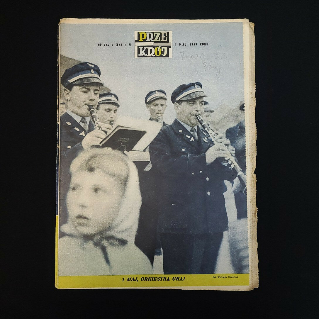 Przekroj. Журнал Przekroj, 1959 год. Антикварная книга, иллюстрированный журнал